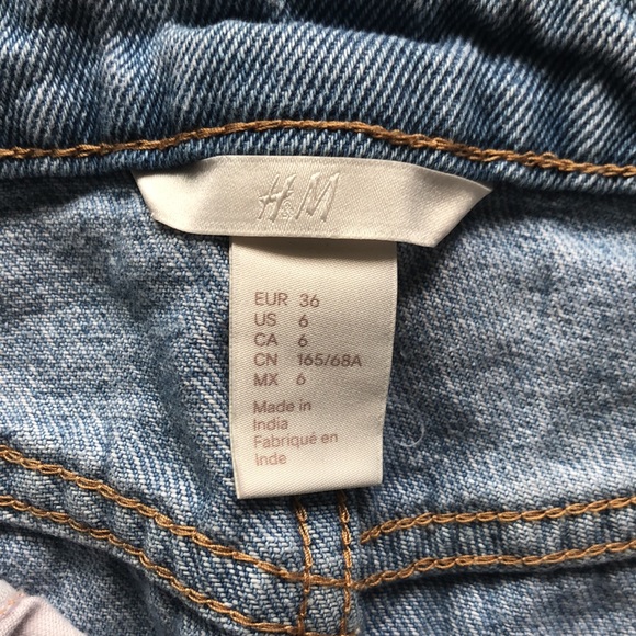 Denim high-waisted skirt - Picture 3 of 3